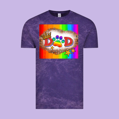 Lgbtq Dad And Paw Vintage Tee Designed By Hra Design Shop