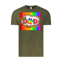 Vintage Olive lgbtq dad and paw Vintage Tee - HRA Design Shop