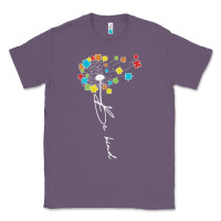 Lavender Dandelion Autism Puzzle Be Kind Classic Tee - CowhideDigitalArt