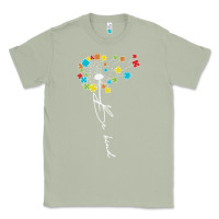Matcha Dandelion Autism Puzzle Be Kind Classic Tee - CowhideDigitalArt