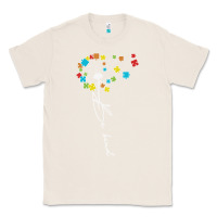 Natural Dandelion Autism Puzzle Be Kind Classic Tee - CowhideDigitalArt