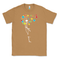 Toasted Coconut Dandelion Autism Puzzle Be Kind Classic Tee - CowhideDigitalArt