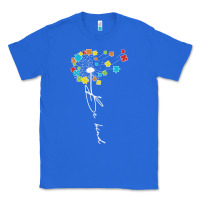 True Royal Dandelion Autism Puzzle Be Kind Classic Tee - CowhideDigitalArt