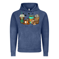 Vintage Denim skeleton coffee cups Vintage Hoodie - Zillion Design Studio