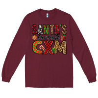 Burgundy santa's favorite cxm Long Sleeve Tee - Jasminsmagicworld