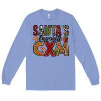 Colony Blue santa's favorite cxm Long Sleeve Tee - Jasminsmagicworld