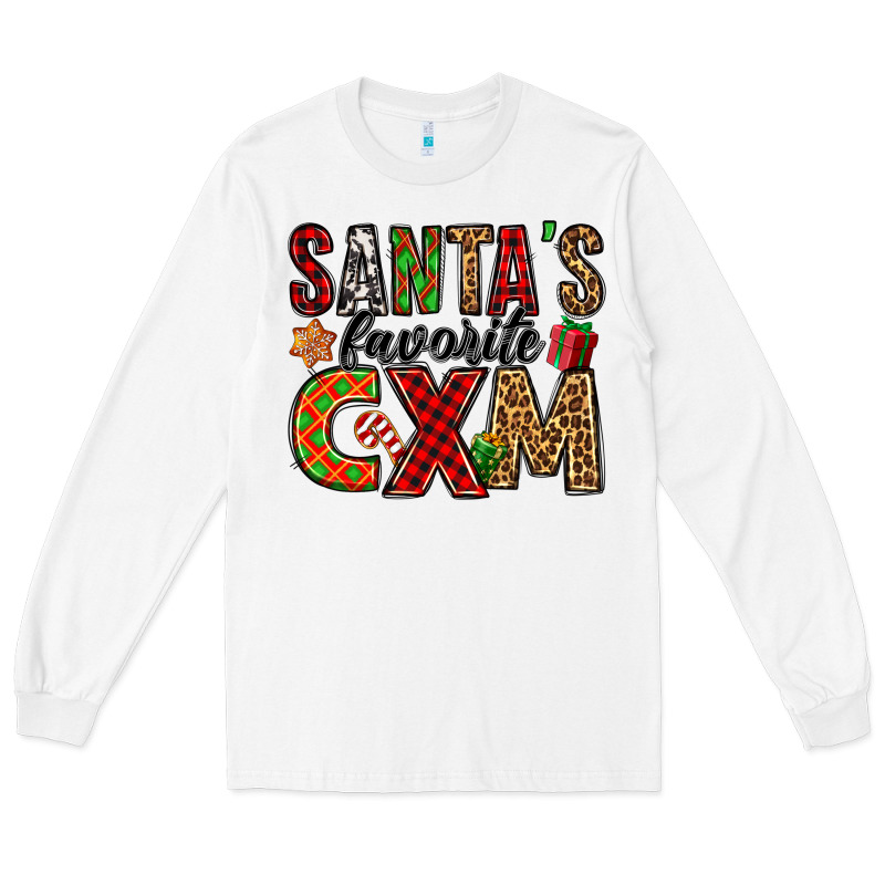 Santa's Favorite Cxm Long Sleeve Tee by Jasminsmagicworld | Teevron
