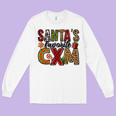 Santa's Favorite Cxm Long Sleeve Tee Designed By Jasminsmagicworld