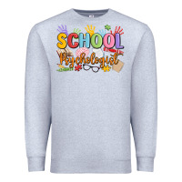 Heather Grey school psychologist Premium Sweatshirt - MaliasSmallBusiness