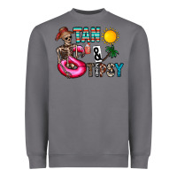 Storm Tan Tipsy Heavyweight Sweatshirt - CowhideDigitalArt
