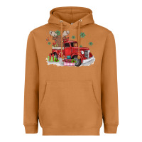 Meerkat christmas truck Heavyweight Hoodie - MaliasSmallBusiness