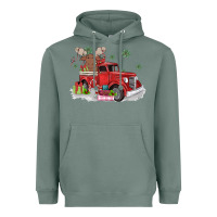 Sage christmas truck Heavyweight Hoodie - MaliasSmallBusiness