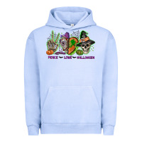 Pigment Grape Ice Peace love Halloween Urban Hoodie - NancyCooperArtShop