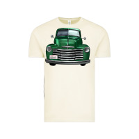 Vintage Arctic western green truck front view Vintage Tee - FaDigitalArtStudio