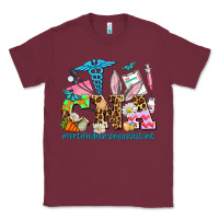 Burgundy easter cna certified nursing assistant Classic Tee - AdoDesignShop