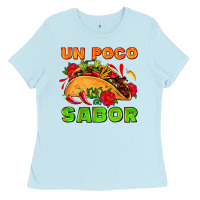 Un Poco Sabor With Taco And Pepper Ladies Tee | Teevron