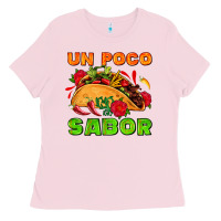 Bubblegum Pink un poco sabor with taco and pepper Ladies Tee - AdoDesignShop
