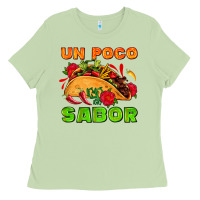 Matcha un poco sabor with taco and pepper Ladies Tee - AdoDesignShop