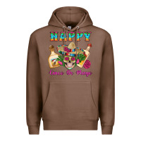 Chestnut Happy Cinco De Mayo Mexican Skull Tequila Bottle Roses Cactus Premium Hoodie - Artiststas