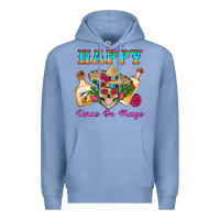 Colony Blue Happy Cinco De Mayo Mexican Skull Tequila Bottle Roses Cactus Premium Hoodie - Artiststas
