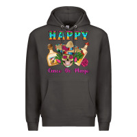 Happy Cinco De Mayo Mexican Skull Tequila Bottle Roses Cactus Premium Hoodie | Teevron