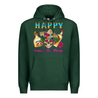 Sports Green Happy Cinco De Mayo Mexican Skull Tequila Bottle Roses Cactus Premium Hoodie - Artiststas