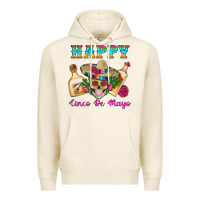 Tofu Happy Cinco De Mayo Mexican Skull Tequila Bottle Roses Cactus Premium Hoodie - Artiststas