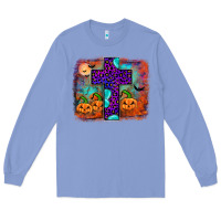 Colony Blue halloween cross Long Sleeve Tee - JahusDesignShop