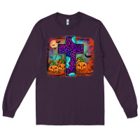 Plum halloween cross Long Sleeve Tee - JahusDesignShop