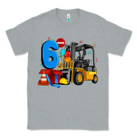 Heather Grey forklift birthday six Classic Tee - Artiststas