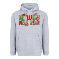 Heather Grey howdy new year Heavyweight Hoodie - MaliasSmallBusiness