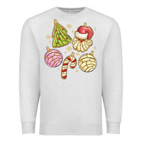 Oatmeal Heather christmas conchas Premium Sweatshirt - MaliasSmallBusiness