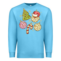 Ocean Blue christmas conchas Premium Sweatshirt - MaliasSmallBusiness