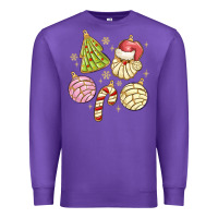 Purple christmas conchas Premium Sweatshirt - MaliasSmallBusiness