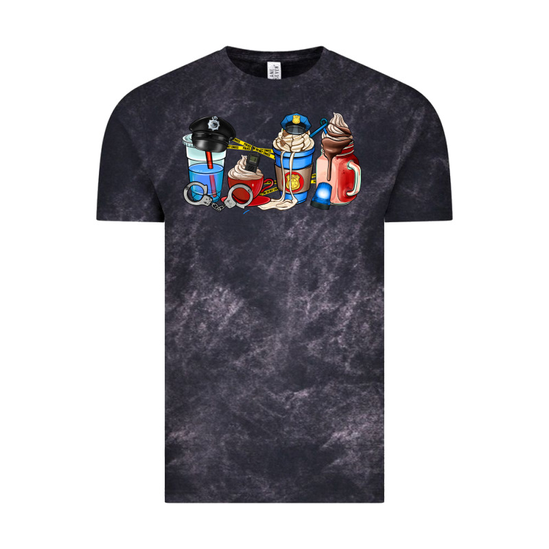 Police Coffee Cup Vintage Tee by AdoDesignShop | Teevron
