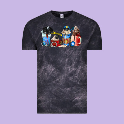 Police Coffee Cup Vintage Tee Designed By Adodesignshop