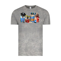 Cloud Rock police coffee cup Vintage Tee - AdoDesignShop