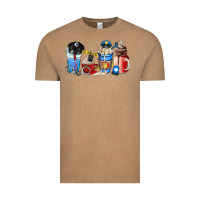 Vintage Coffee police coffee cup Vintage Tee - AdoDesignShop