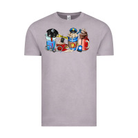 Vintage Zinc police coffee cup Vintage Tee - AdoDesignShop