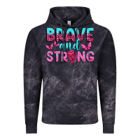 Cloud Black Brave and Strong Vintage Hoodie - texasbilliewilder