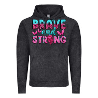 Vintage Black Brave and Strong Vintage Hoodie - texasbilliewilder