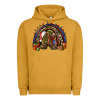 Pigment Peanut Butter Army Christmas rainbow Urban Hoodie - NancyCooperArtShop