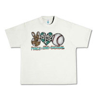 Pistachio peace love baseball Urban Heavy Tee - CowhideDigitalArt