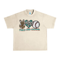 Sandshell peace love baseball Urban Heavy Tee - CowhideDigitalArt