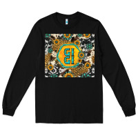 Black gigi sunflower turquoise Long Sleeve Tee - Jasminsmagicworld