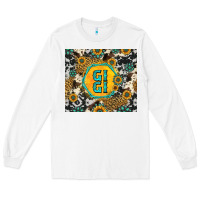 White gigi sunflower turquoise Long Sleeve Tee - Jasminsmagicworld