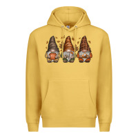Antique Gold fall gnomes Premium Hoodie - SublimationCraftShop