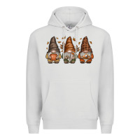 Dove Grey fall gnomes Premium Hoodie - SublimationCraftShop