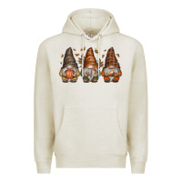 Oatmeal Heather fall gnomes Premium Hoodie - SublimationCraftShop