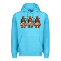 Ocean Blue fall gnomes Premium Hoodie - SublimationCraftShop